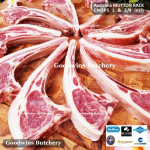 Mutton CHOPS 3/4 & 1 inch - daging iga domba frozen Australia MIDFIELD (price/pack 600g)